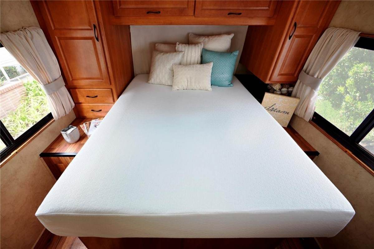 camper memory foam mattress full 72 in length