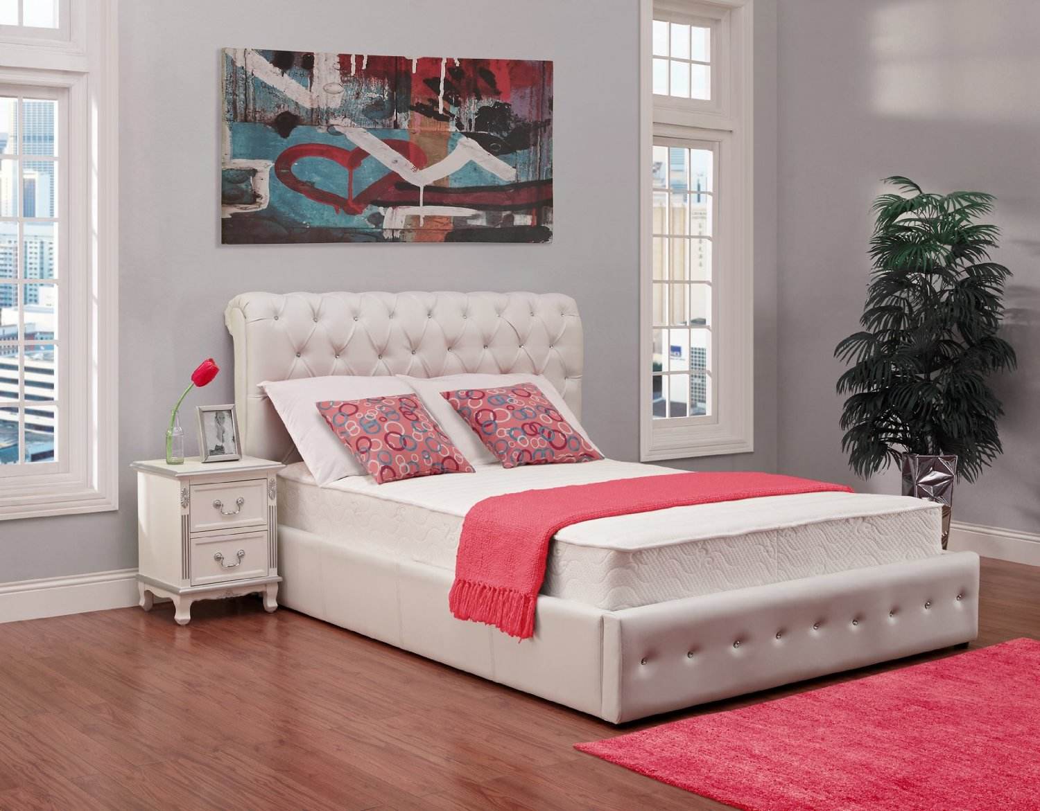 signature sleep mattress counter 8-inch memory foam