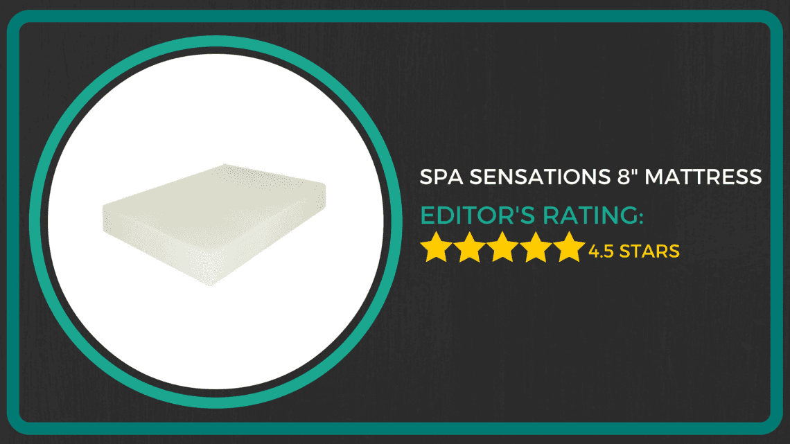 spa sensations 8 memory foam mattress unboxing